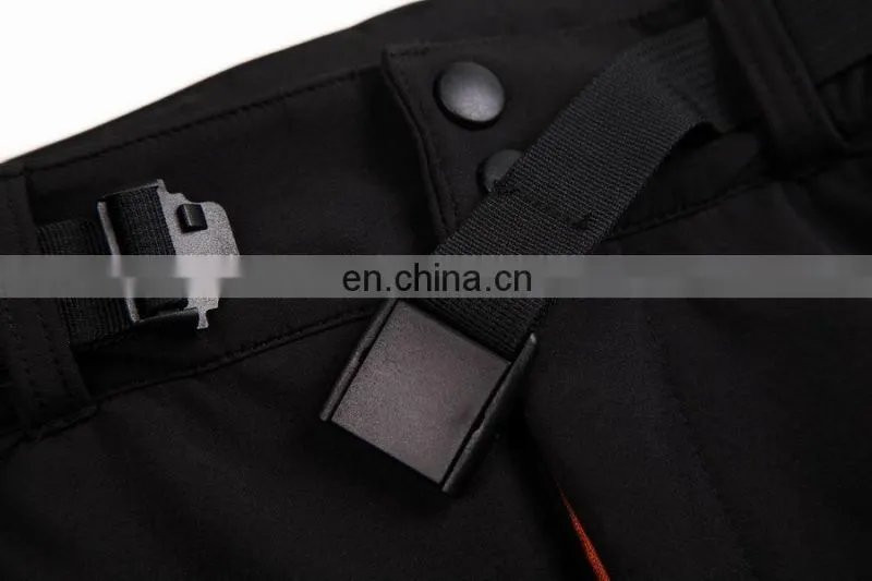 Outdoor waterproof men's sport softshell pants