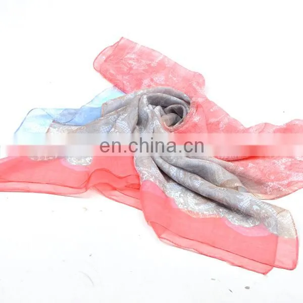 Print Scarf, Chiffon Scarf, Fashion Hijab