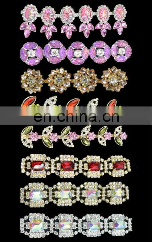 bling bling decorative rhinestone trim/rhinestone chain trim