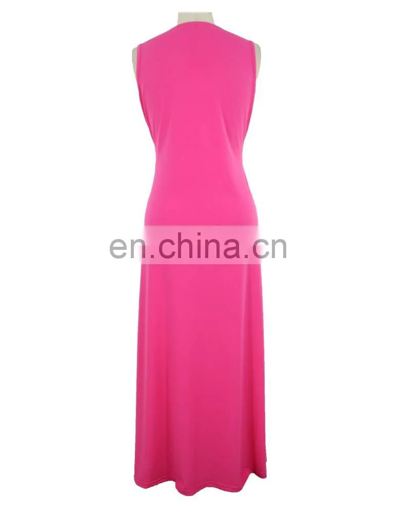 China Factory 2017 Tie Bow Pregnant Women Maxi dress
