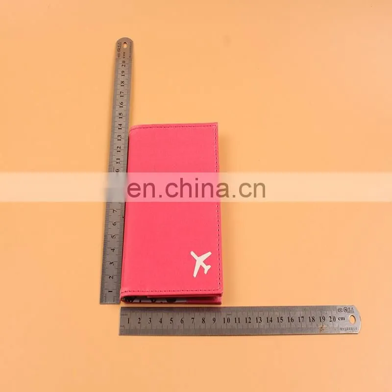 Hot sale custom pink passport holder