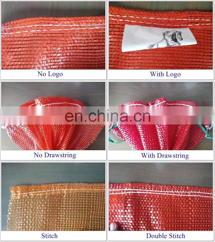 PE round silk mesh bag made in china