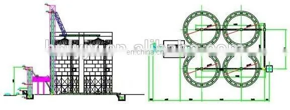 High quality grain storage silo price with various capacity