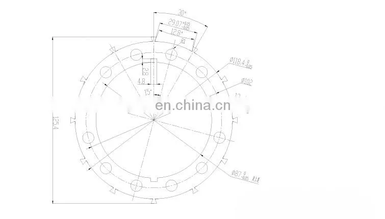 Custom brushless dc motor assembly 250mm big dimension stator winding coild
