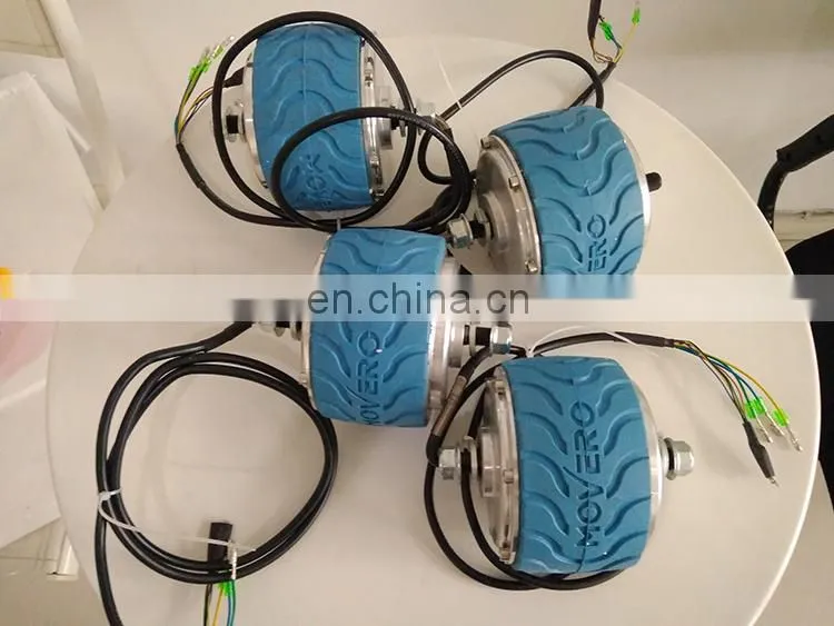 HONGJUN 4 inch custom tyre brushless hub mtor with gear