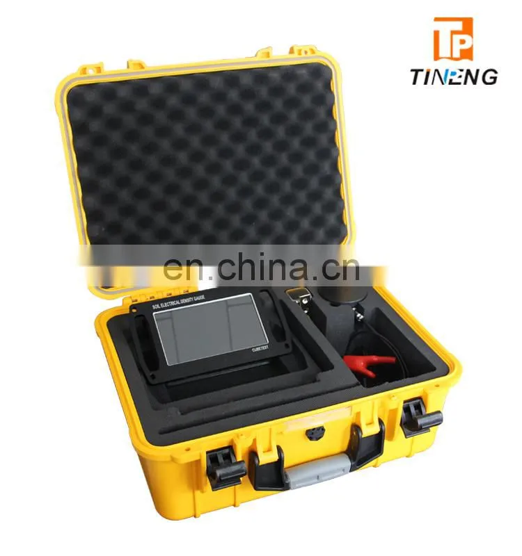 Portable automatic soil non-nuclear Electrical Density Gauge (EDG) for soil testing