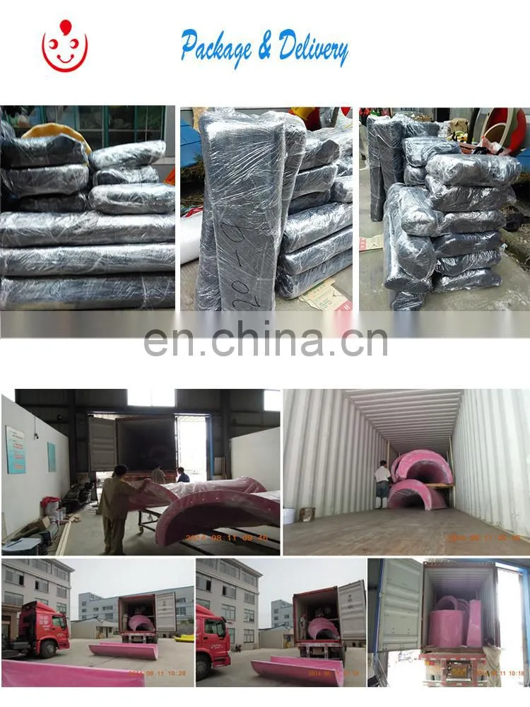 Extra Long Water Park Fiberglass Slide Tubes for Sale
