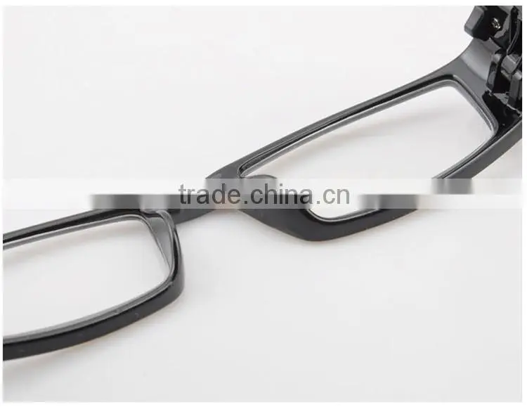 Ultra Bright Dual LED Lighted Up Map Book Readers Reading Black Full Frame Eye Glasses Eyeglass Spectacle Diopter Magnifier Ligh