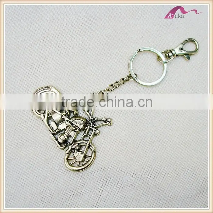 Fashion Zinc Alloy Custom Motorcycle Keychain