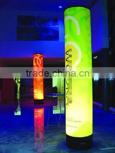 Hot sell colorful inflatable led light columns for promotion/party/event/advertisement