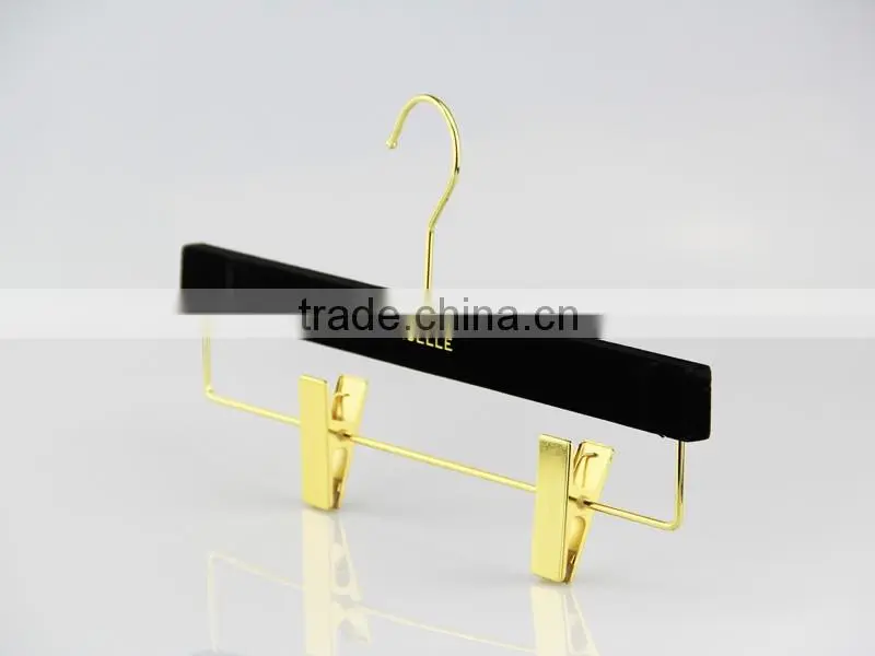 plastic clothes hanger black pant hanger