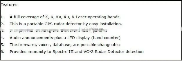 radar detection-Conqueror- A98