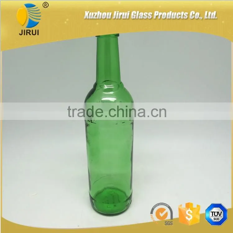 340ml green glass wine bottle