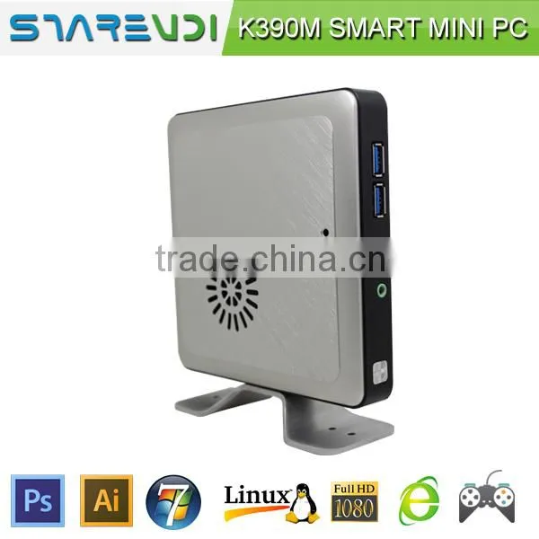 2016 new arrive mini thin pc computer intel celeron 1037U dure core 1.8G for business