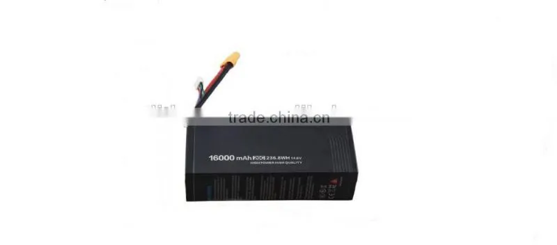 16000mAh 20C 4S lithium rechargeable Lifepo4 battery for Drone/UAV manufacturer China wholesale