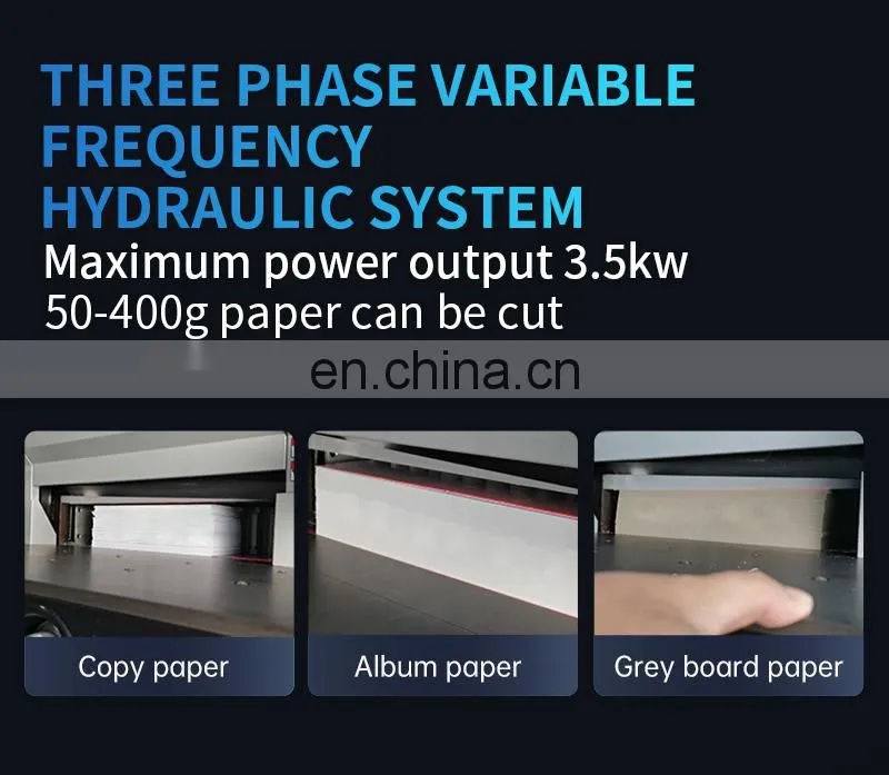 CM5310X Full Automatic High Quality High Speed Guillotine Program Control Hydraulic Heavy Duty Paper Cutter