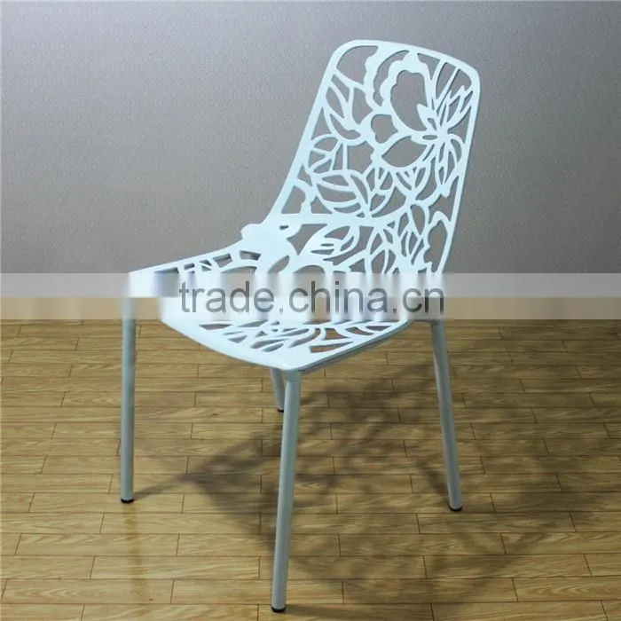 Aluminum outdoor furniture modern hollow forest garden chair