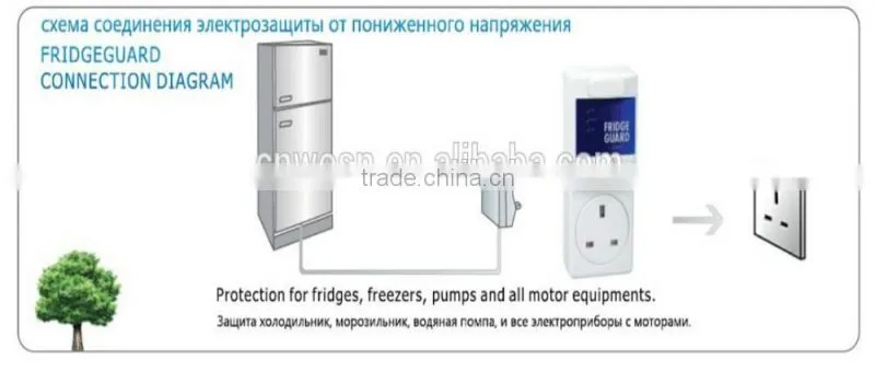 Sollatek Fridge Guard AVS 5A Voltage Protector with CE