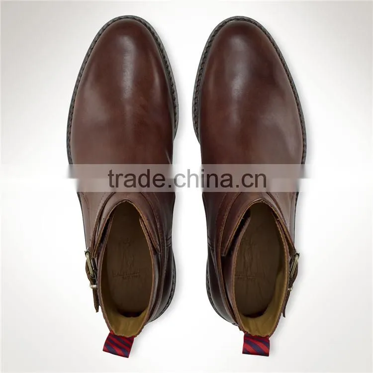 Oiled wax leather for boots