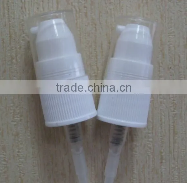 18/415 plastic lotion/cream pump with clear cap