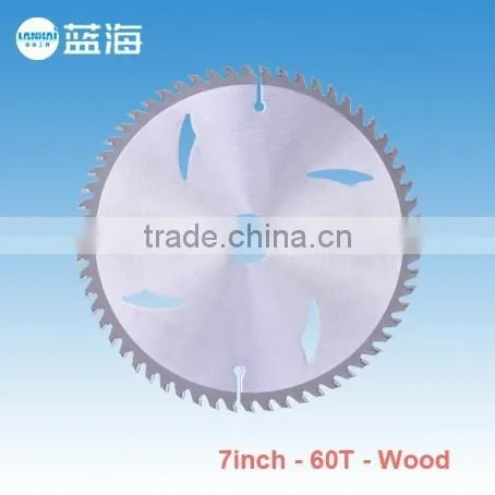 7''-60T China TCT Circular Saw Blade for Wood