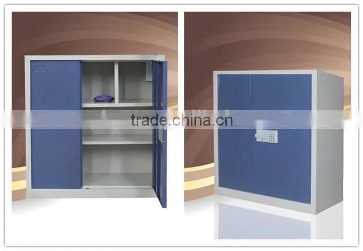 Commercial furniture custom style swing 2 door office small cupboard
