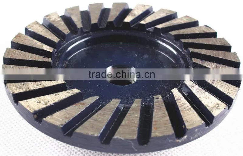 4 Inch 5 Inch 7 Inch Metal Polishing Cup Wheel For Concrete