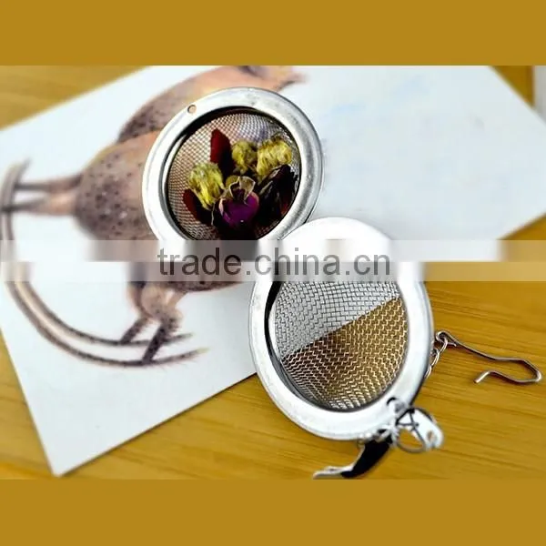 2016 New FDA approved 304 stainless steel mesh tea ball infuser bulk tea infuser S/M/L