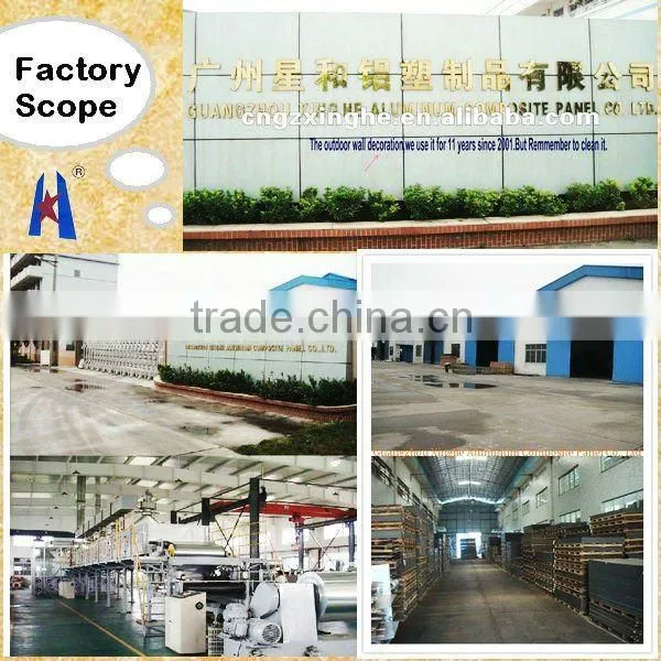 mirrored alucobond panel for exterior wall with competitive price