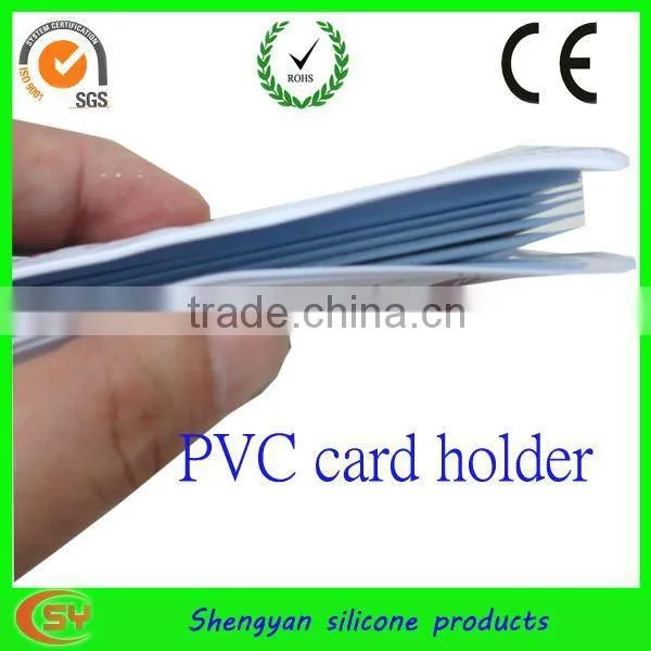ECO-friendly PVC business id name credit card holder