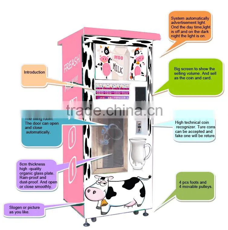 FRESH MILK ATM MACHINE SELLING MILK MACHINE