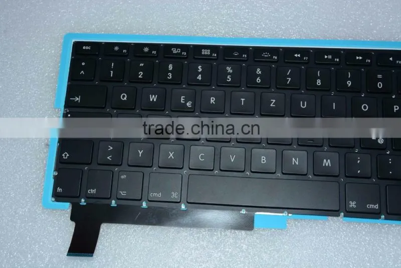 Germany keyboard Replacement LED Backlight For Macbook Pro A1286 2008-2012