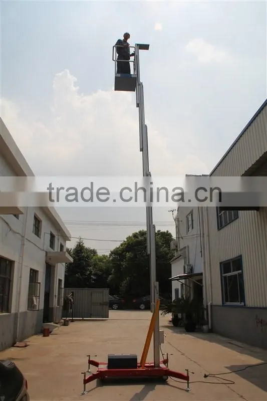 11 meter telescopic lift, articulated lift, lift table