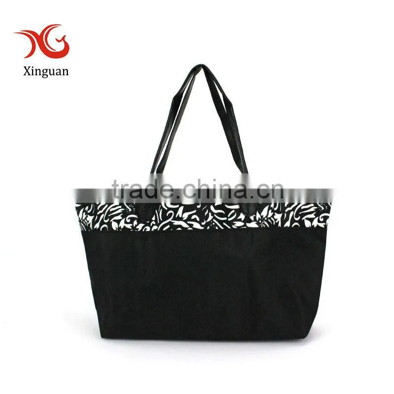 2015 new design geometry pattern beach bag