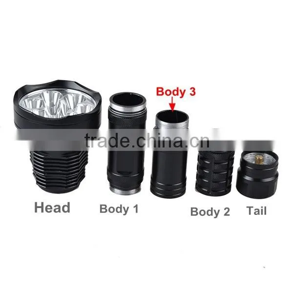 YT-1889 9 LED XML LED Flashlight 10000 Lumens