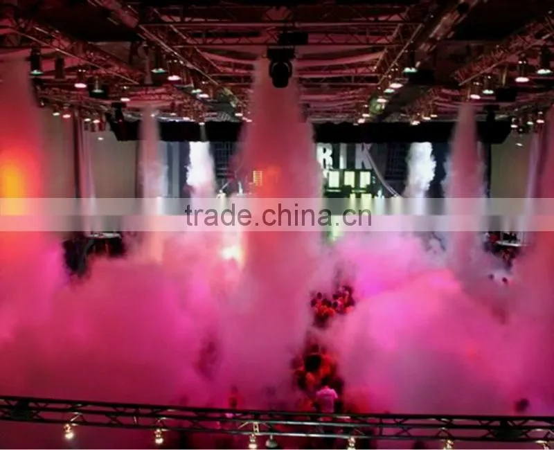 Powerful colorful CO2 jet with RGB 3in1 LED dimmer wash DMX512