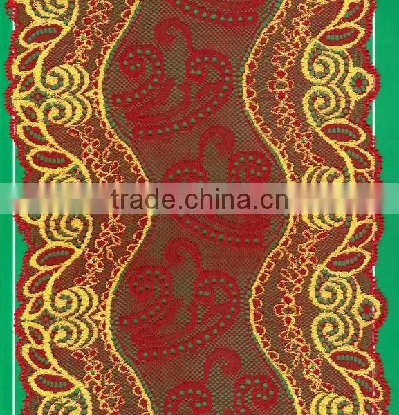 spandex patterned tulle