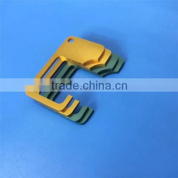 AL6063 Gold anodizing Stamping Parts