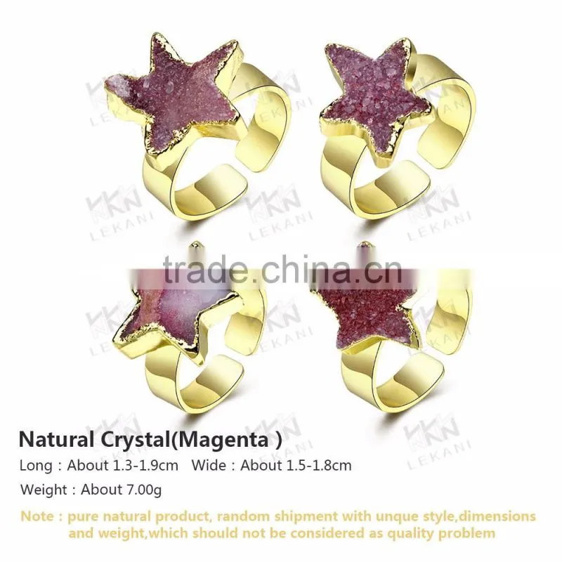 New fashion engagement ring, Custom shape star rings