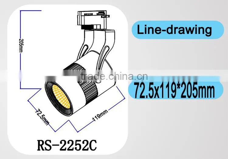 Ronse 10W COB Led Track Light High Quality Good Price