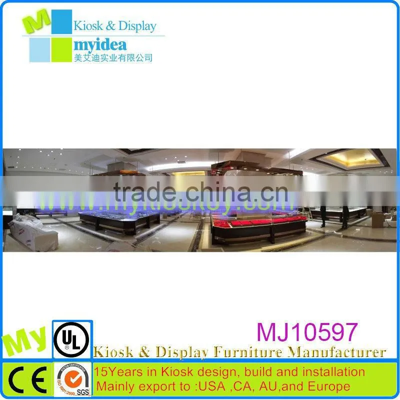 Myidea high end wood watch display kiosk