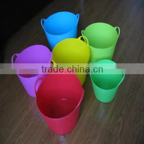 plastic beer tubs,flexible tub, plastic tub trug, storage tub