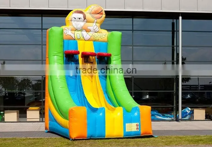 2016 giant inflatable basketball hoop basketball games for kids