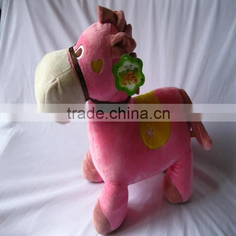 Fancy soft toy horse factory sale