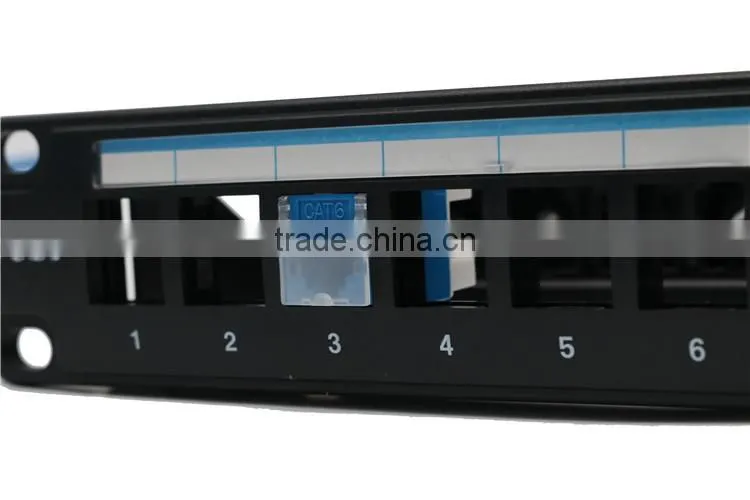 Fixed Unloaded 19" 24 Ports Blank Patch Panels