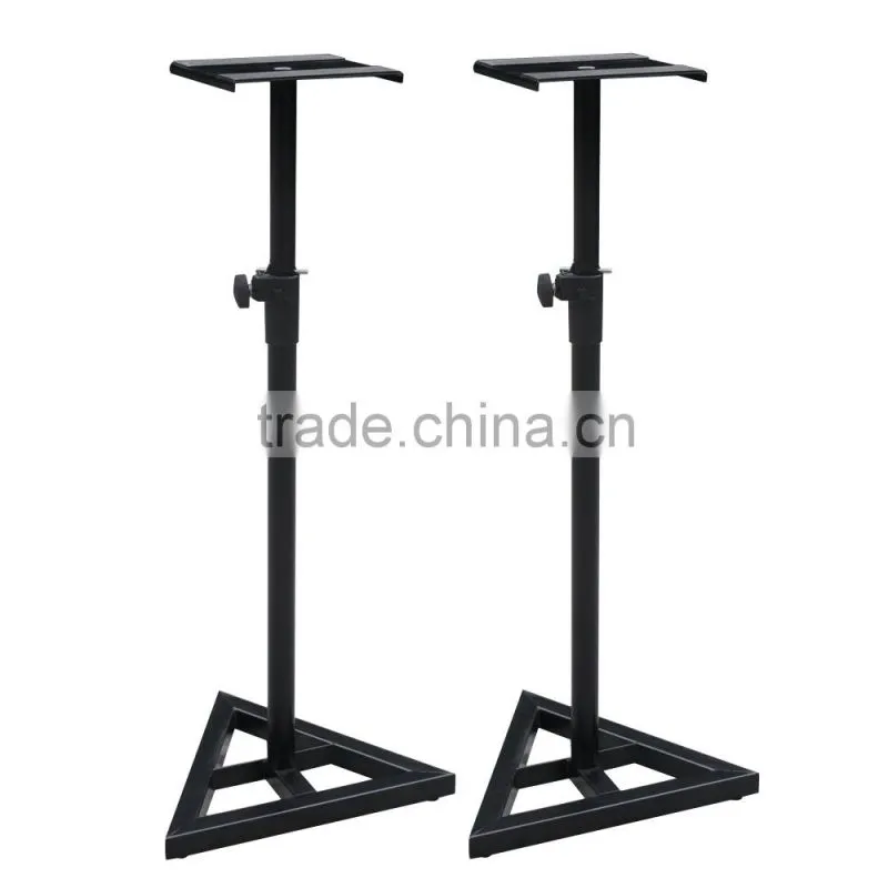 New Heavy Duty Telescoping Monitor Speaker Stand Height Adjustable Pair Studio