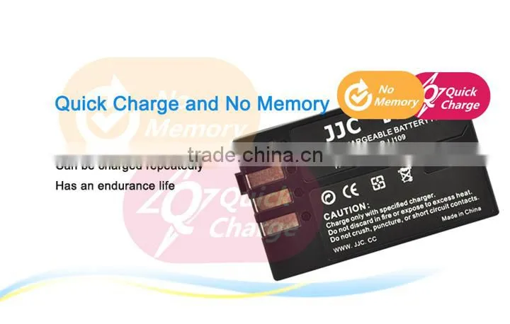 JJC 7.4V 1050mAh Li-ion Battery Pack Rechargeable Battery For Pentax B-DLI109 Battery