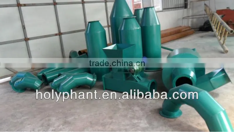 Professional air flow dryer to dry wood dust, sawdust for briquetting machine