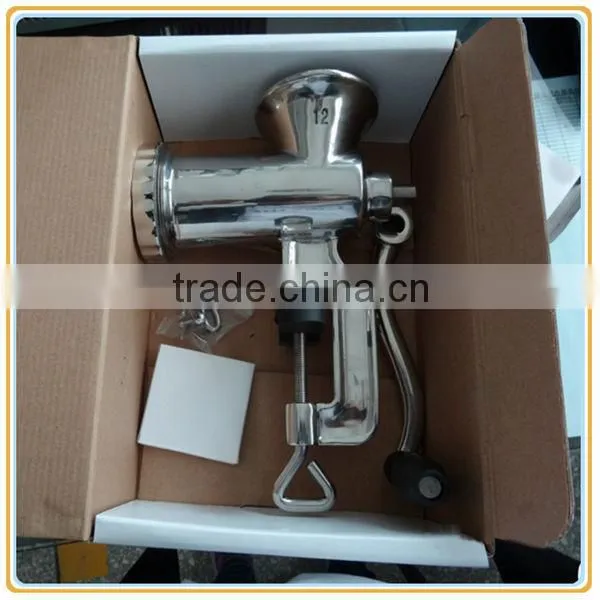 high quality stainless steel manual meat grinder