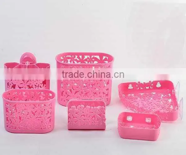 6PK Bathroom Organizers Set